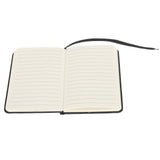 3Pcs PU A6 Business Notepad Hardcover Strap Notebook Diary Stationery Office School SuppliesBlack