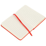 3Pcs PU A6 Business Notepad Hardcover Strap Notebook Diary Stationery Office School SuppliesRed
