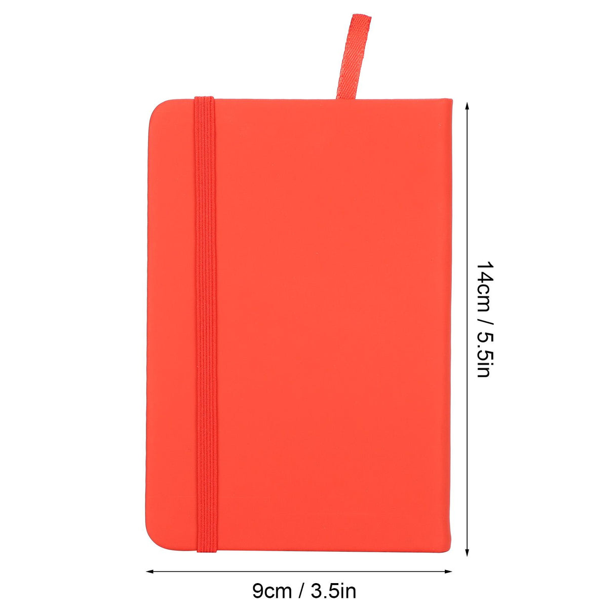 3Pcs PU A6 Business Notepad Hardcover Strap Notebook Diary Stationery Office School SuppliesRed