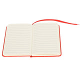3Pcs PU A6 Business Notepad Hardcover Strap Notebook Diary Stationery Office School SuppliesRed