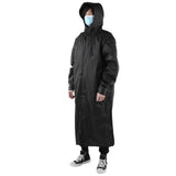 Hooded Raincoat Portable EVA Waterproof Outdoor Rainwear for Camping Hiking RidingL