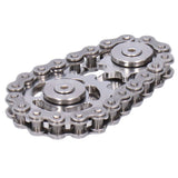 Gyroscope Sprockets Chains Flywheel Stress Relief Decompression Toys for Kids AdultsStainless Steel - Front View