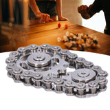Gyroscope Sprockets Chains Flywheel Stress Relief Decompression Toys for Kids AdultsStainless Steel - Extra Image