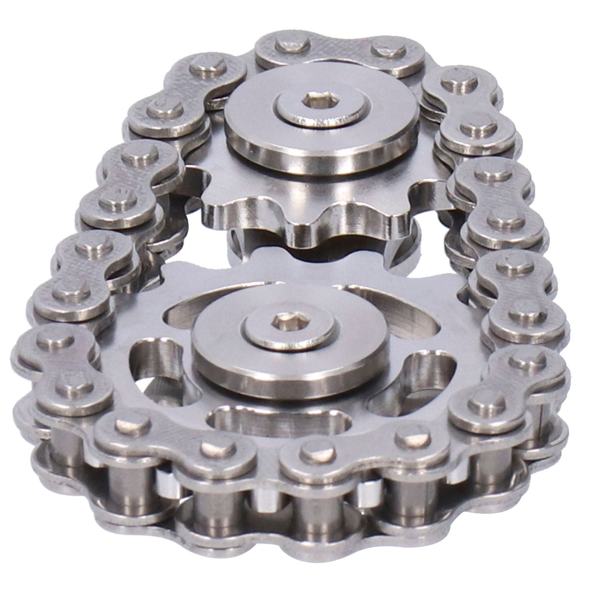 Gyroscope Sprockets Chains Flywheel Stress Relief Decompression Toys for Kids AdultsStainless Steel