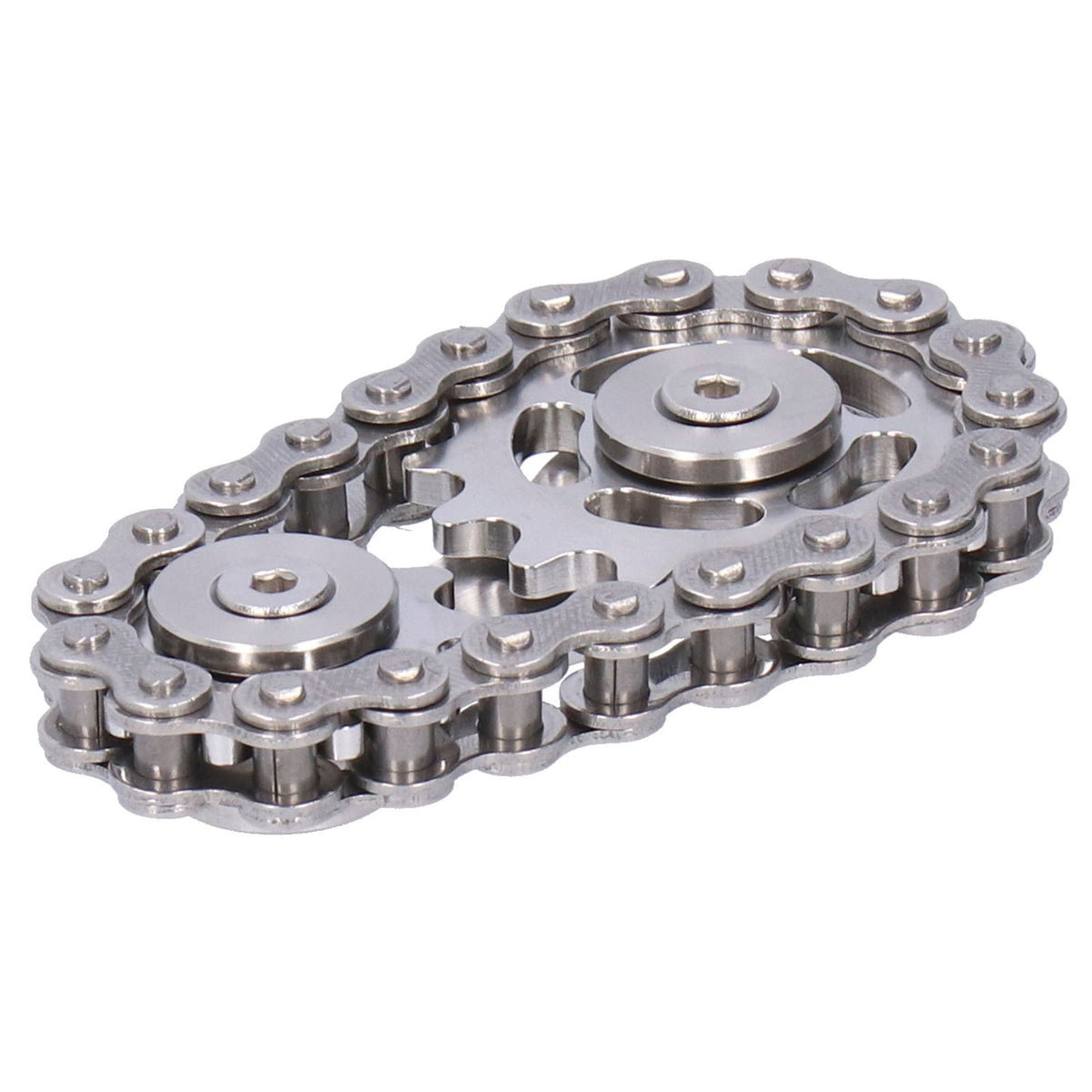 Gyroscope Sprockets Chains Flywheel Stress Relief Decompression Toys for Kids AdultsStainless Steel
