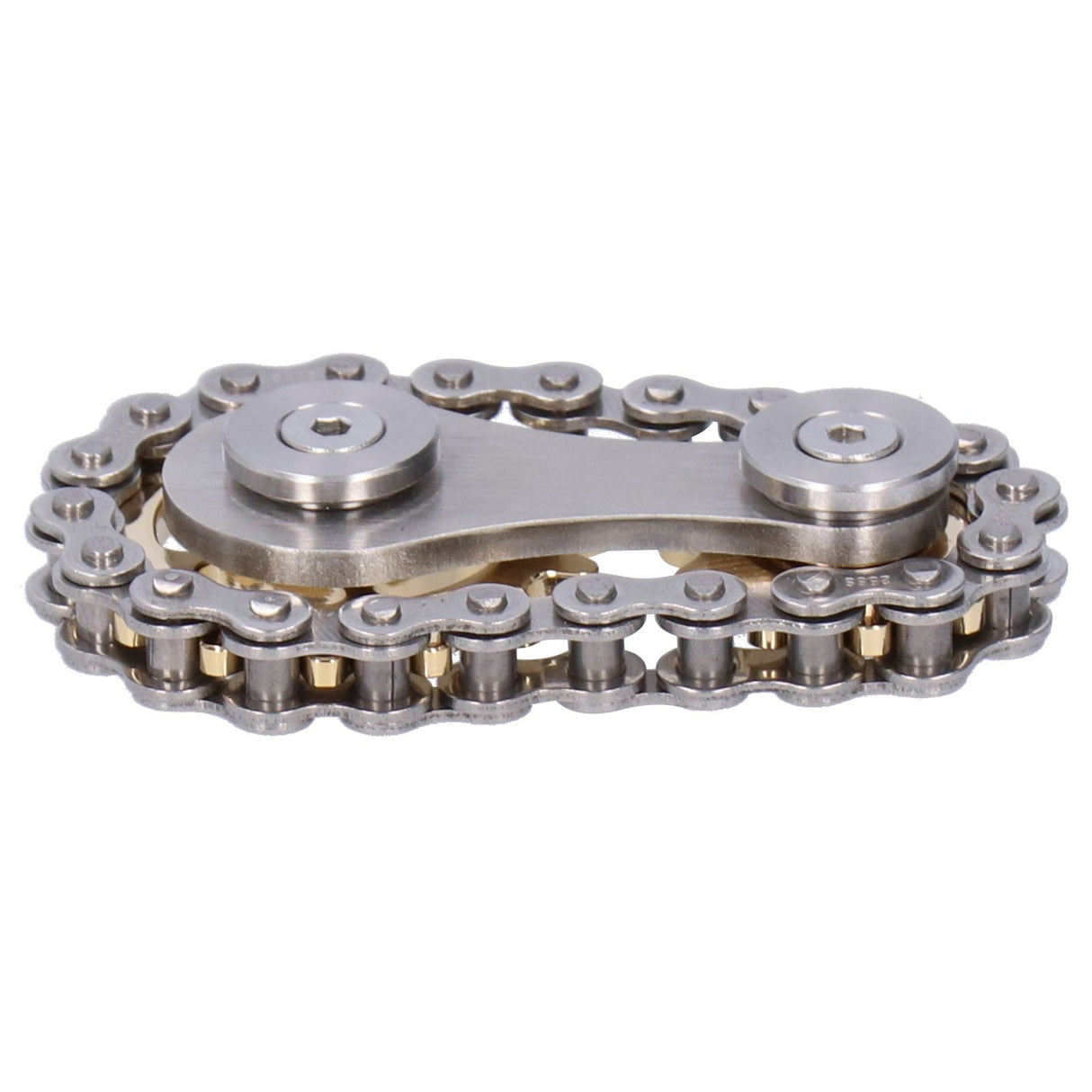 Gyroscope Sprockets Chains Flywheel Stress Relief Decompression Toys for Kids Adults(Gear GoldPlated )