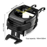 Air Vent Cup Holder Organizer Universal Drink Bottle Rack Stand Car Vehicle AccessoryBlack - Extra Image