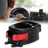Air Vent Cup Holder Organizer Universal Drink Bottle Rack Stand Car Vehicle AccessoryRed - Extra Image