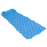 Inflatable Sleeping Pad Mat Portable Air Bed for Outdoor Camping Hiking Travel BeachPeacock Blue - Side View