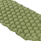 Camping Sleeping Pad Mat Foot Press Inflatable Cushion Mattress for Tent Hiking TravelMilitary Green - Extra Image