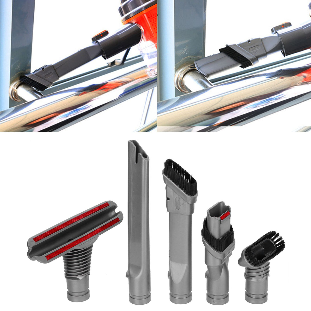 Vacuum Cleaner Brush Head Set Accessories Kit Fit for V6 DC35/45/52/58/59/62/63 Cleaning Tool