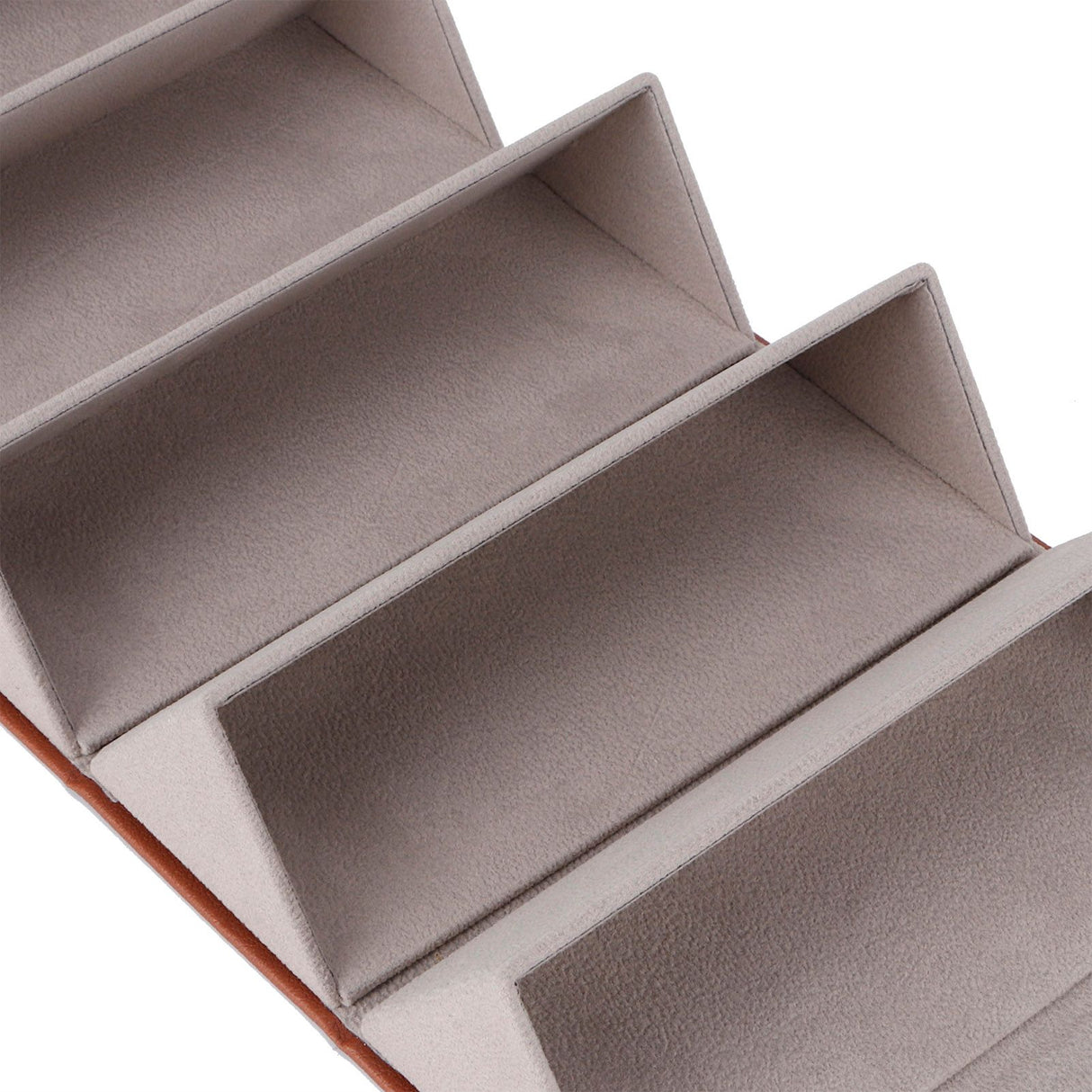5‑Slot Travel Sunglasses Organizer Eyeglasses Storage Case Box Hanging Glasses Holder DisplayBrown