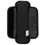 Shoulder Strap Pads Non Slip Guitar Strap Decompression Cushion for Backpack Sport Bag Black(L ) - Rear View