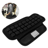 Shoulder Strap Pads Non Slip Guitar Strap Decompression Cushion for Backpack Sport Bag Black(L ) - Extra Image