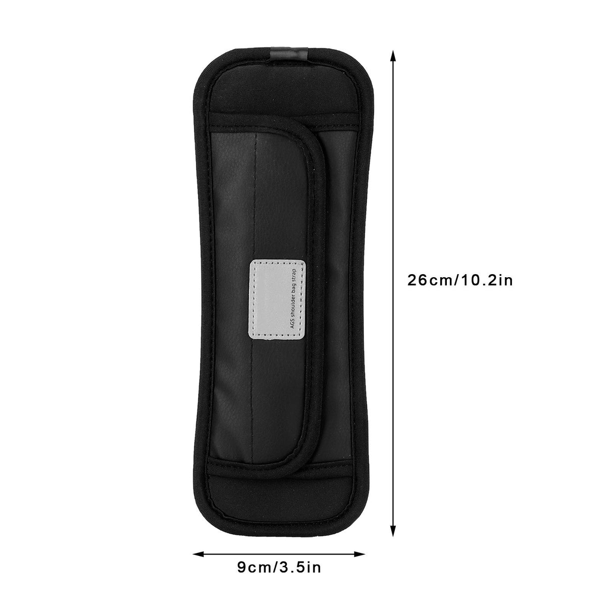 Shoulder Strap Pads Non Slip Guitar Strap Decompression Cushion for Backpack Sport Bag Black(L )