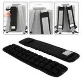 2Pcs Infrared Shoulder Strap Pad Detachable Backpack Decompression Belt Cushion Accessory BlackL