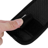 2Pcs Infrared Shoulder Strap Pad Detachable Backpack Decompression Belt Cushion Accessory BlackL - Extra Image