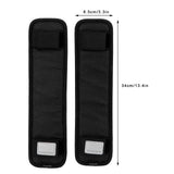 2Pcs Infrared Shoulder Strap Pad Detachable Backpack Decompression Belt Cushion Accessory BlackL