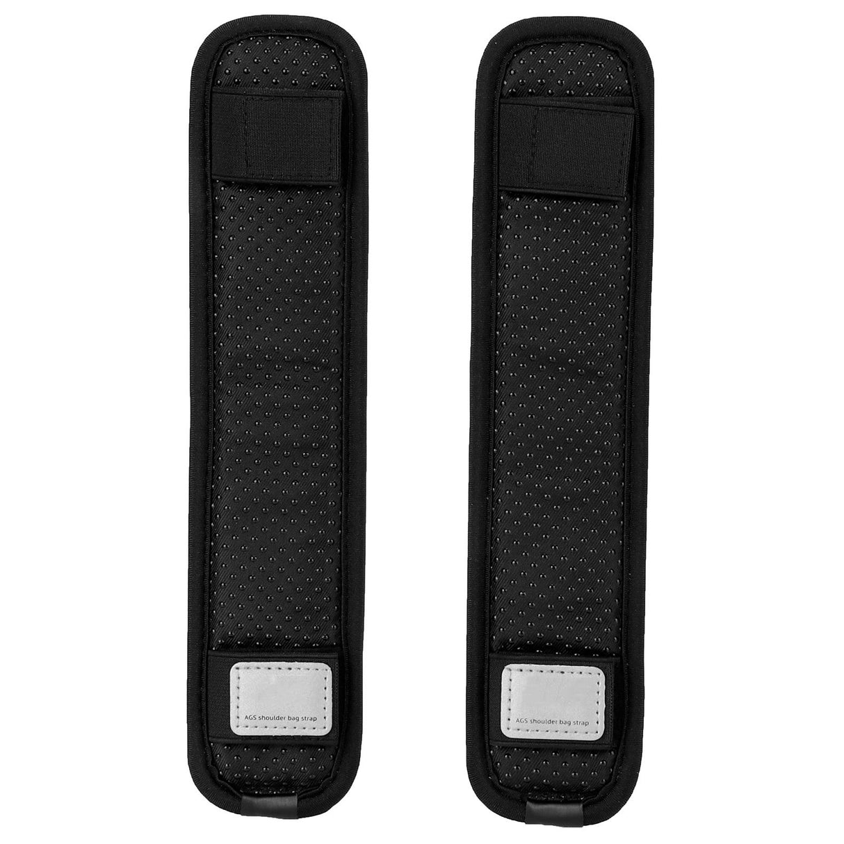 2Pcs Infrared Shoulder Strap Pad Detachable Backpack Decompression Belt Cushion Accessory BlackS