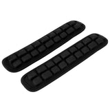 2Pcs Infrared Shoulder Strap Pad Detachable Backpack Decompression Belt Cushion Accessory BlackS - Close-Up Angle