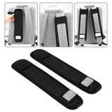 2Pcs Infrared Shoulder Strap Pad Detachable Backpack Decompression Belt Cushion Accessory BlackS