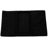 4 Pockets Sofa Armrest TV Remote Control Organizer Armchair Couch Bag with Cup Holder TrayBlack - 45-Degree Angle