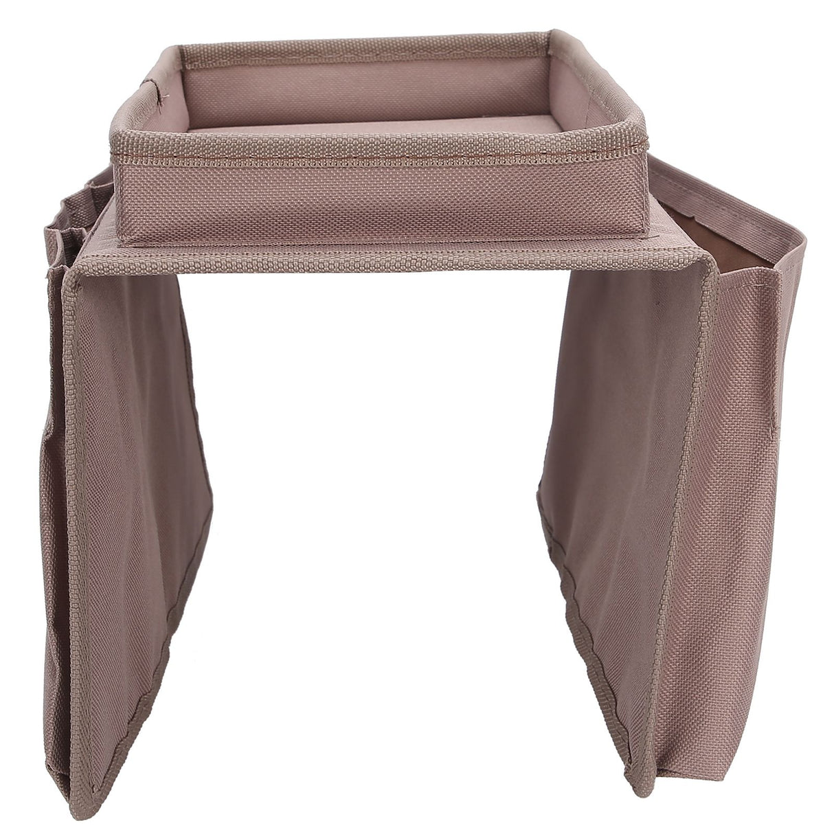 4 Pockets Sofa Armrest TV Remote Control Organizer Armchair Couch Bag with Cup Holder TrayCoffee