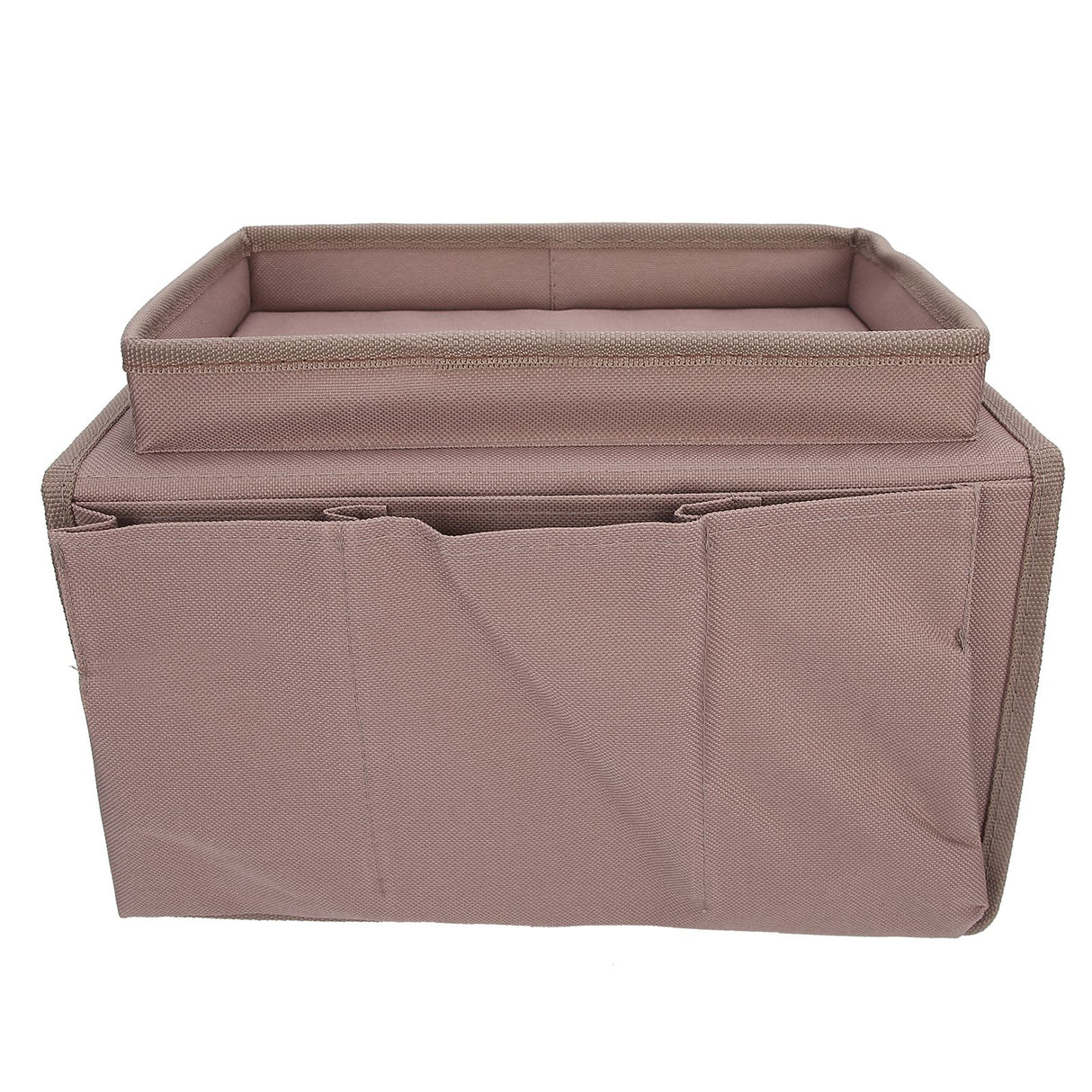 4 Pockets Sofa Armrest TV Remote Control Organizer Armchair Couch Bag with Cup Holder TrayCoffee