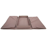 4 Pockets Sofa Armrest TV Remote Control Organizer Armchair Couch Bag with Cup Holder TrayCoffee - Rear View