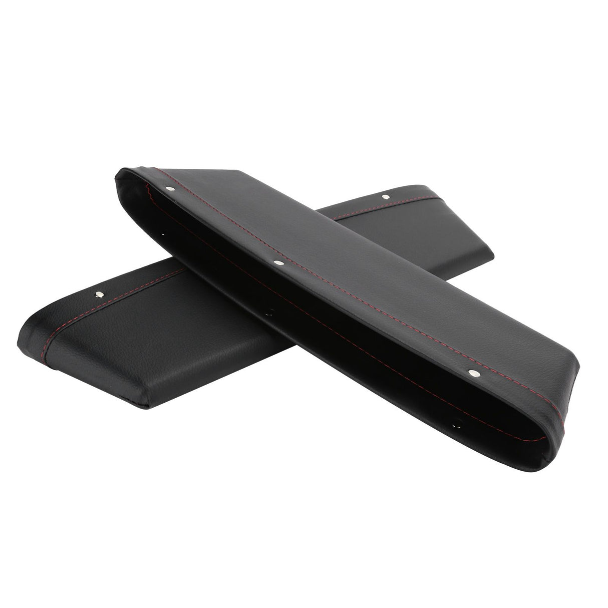 2Pcs Car Seat Slit Organizer Storage Pockets Bag Side Holder for Phone Money Cards KeysBlack