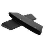 2Pcs Car Seat Slit Organizer Storage Pockets Bag Side Holder for Phone Money Cards KeysBlack - Top-Down View