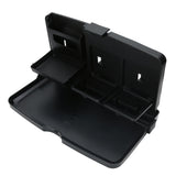 Car Food Tray Multi‑Functional Portable Folding Car Vehicle Seat Food Meal Snack Tray - Top-Down View