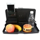 Car Food Tray Multi‑Functional Portable Folding Car Vehicle Seat Food Meal Snack Tray - Rear View