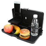 Car Food Tray Multi‑Functional Portable Folding Car Vehicle Seat Food Meal Snack Tray - Close-Up Angle