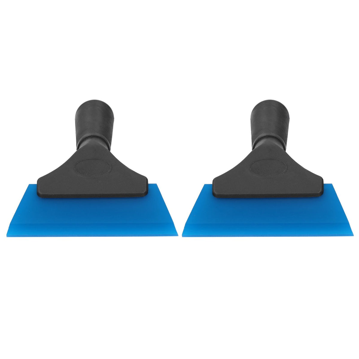 2pcs Car Window Scraper Water Ice Squeegee Snow Shovel NonSlip Handle Glass Cleaning Tool