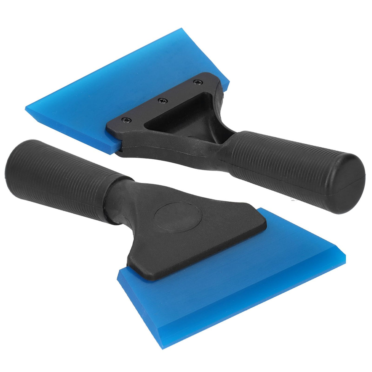 2pcs Car Window Scraper Water Ice Squeegee Snow Shovel NonSlip Handle Glass Cleaning Tool