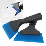 2pcs Car Window Scraper Water Ice Squeegee Snow Shovel NonSlip Handle Glass Cleaning Tool