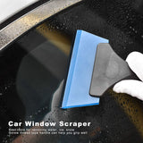 2pcs Car Window Scraper Water Ice Squeegee Snow Shovel NonSlip Handle Glass Cleaning Tool - Extra Image