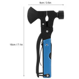 15In1 Axe Hammer MultiFunctional Camping Survival Screwdrivers Pliers Bottle Opener(Blue ) - Extra Image
