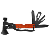 15In1 Axe Hammer MultiFunctional Camping Survival Screwdrivers Pliers Bottle Opener(Wood Grain )