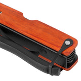 15In1 Axe Hammer MultiFunctional Camping Survival Screwdrivers Pliers Bottle Opener(Wood Grain )
