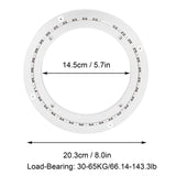 Heavy Duty Aluminium Alloy Rotating Bearing Turntable Round Smooth Mute Dining Table Plate8in