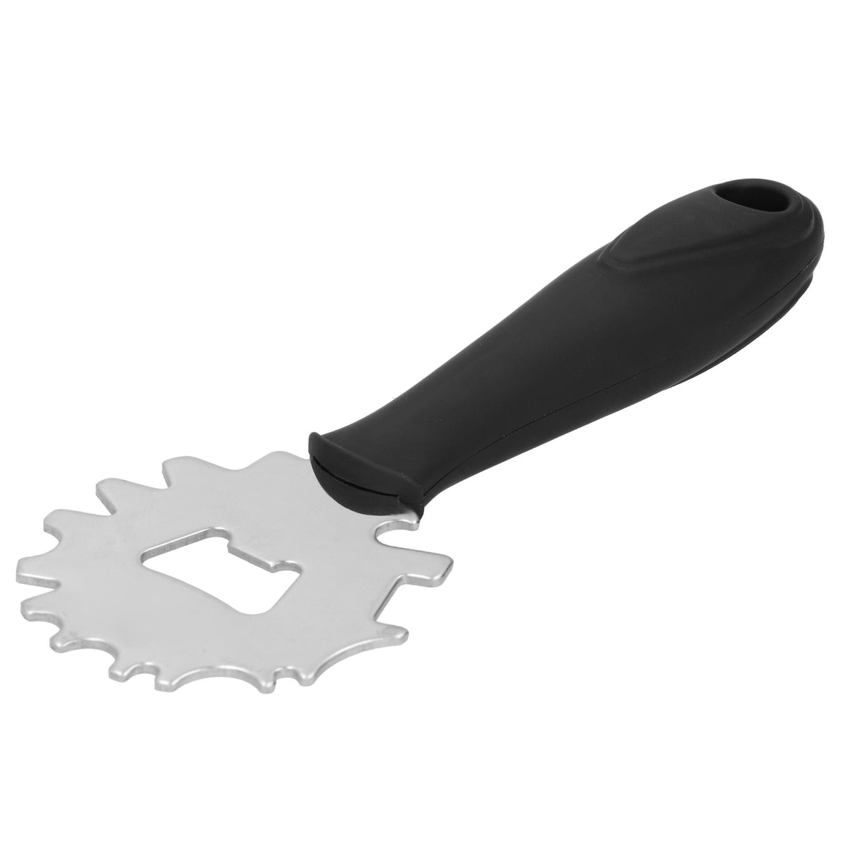 Stainless Steel BBQ Grill Scraper Barbecue Cleaner Tool Bristle Free with Beer Bottle Opener