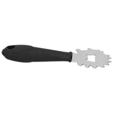 Stainless Steel BBQ Grill Scraper Barbecue Cleaner Tool Bristle Free with Beer Bottle Opener