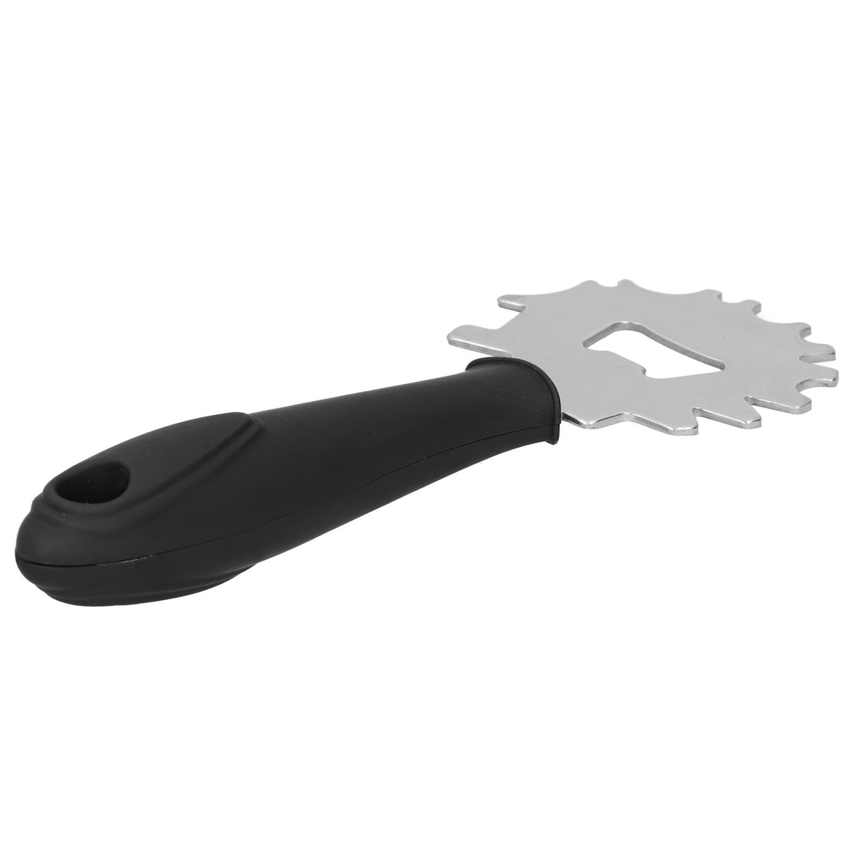 Stainless Steel BBQ Grill Scraper Barbecue Cleaner Tool Bristle Free with Beer Bottle Opener