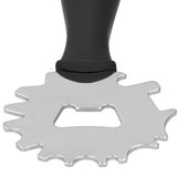 Stainless Steel BBQ Grill Scraper Barbecue Cleaner Tool Bristle Free with Beer Bottle Opener