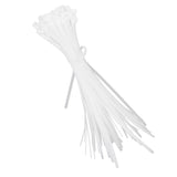 100Pcs Cable Ties Multiple Use Fastener Thick Thin Nylon Zip Wraps Supplies 8 x 400White