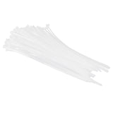 100Pcs Cable Ties Multiple Use Fastener Thick Thin Nylon Zip Wraps Supplies 8 x 400White