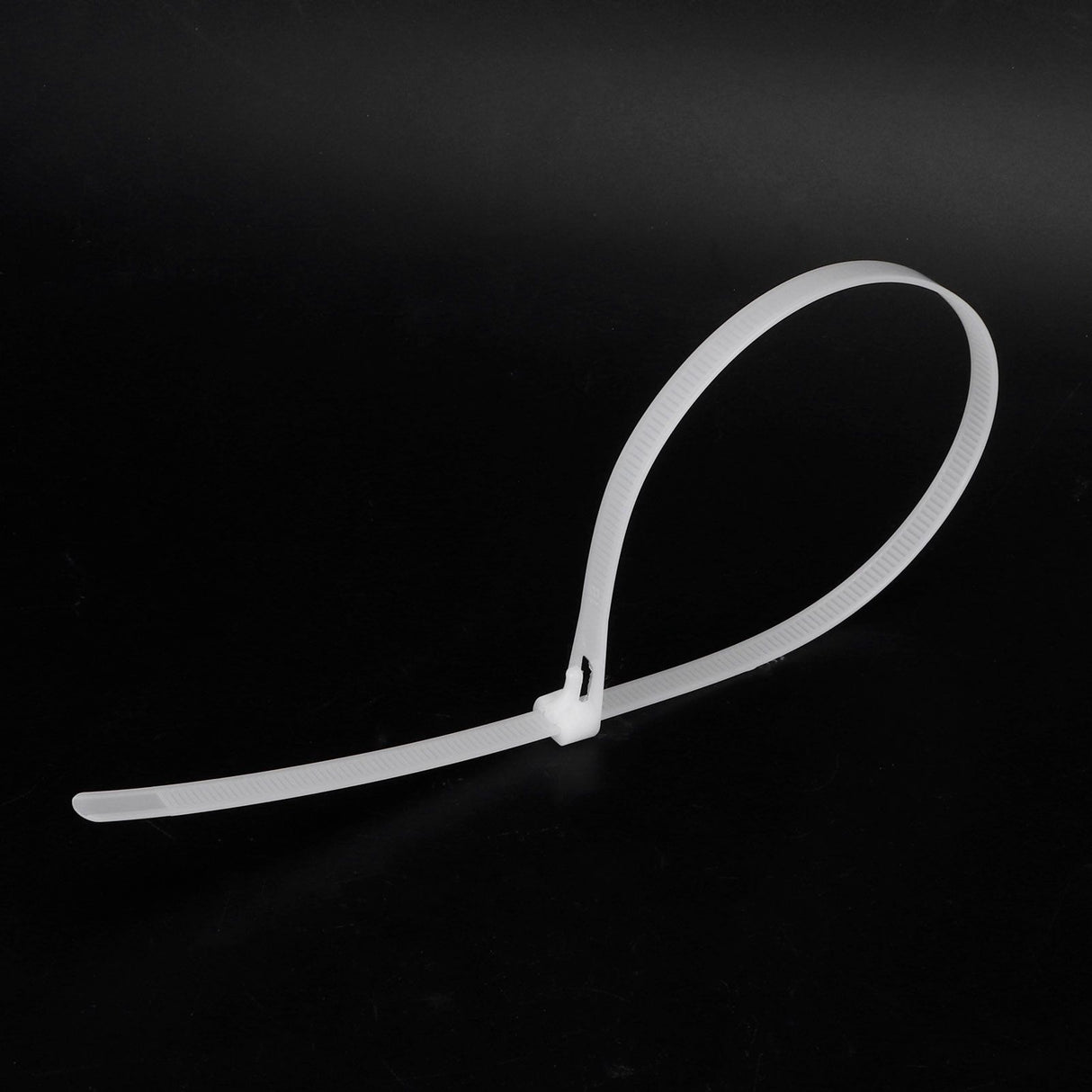 100Pcs Cable Ties Multiple Use Fastener Thick Thin Nylon Zip Wraps Supplies 8 x 400White