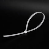 100Pcs Cable Ties Multiple Use Fastener Thick Thin Nylon Zip Wraps Supplies 8 x 400White